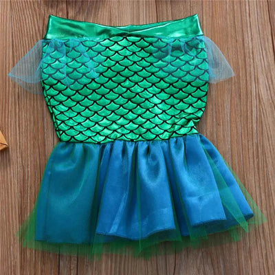 Emmababy Fashion Toddler Mermaid Girl Princess Dresses Comfort Party Cosplay Costume Girls Outfits Dropship